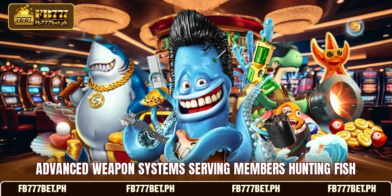 Advanced weapon systems serving members hunting fish Advanced weapon systems serving members hunting fish
