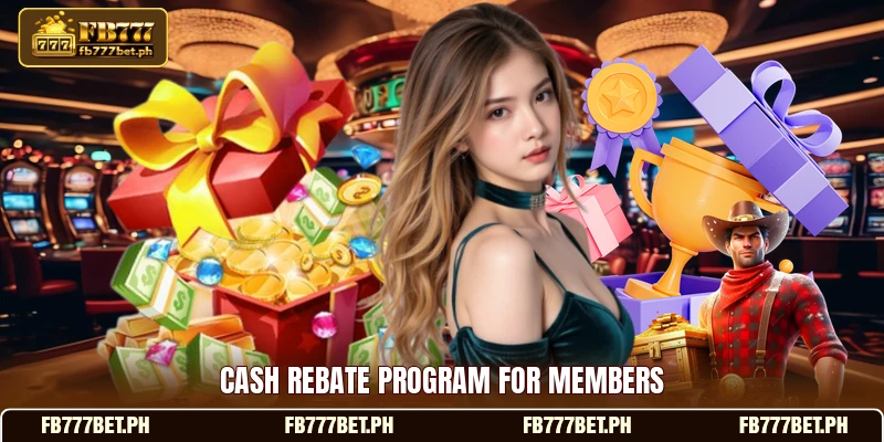 Cash rebate program for members
