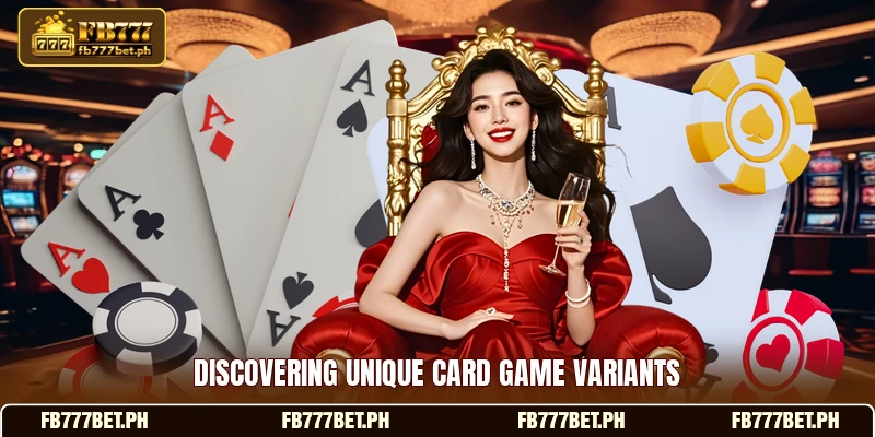 Discovering unique card game variants