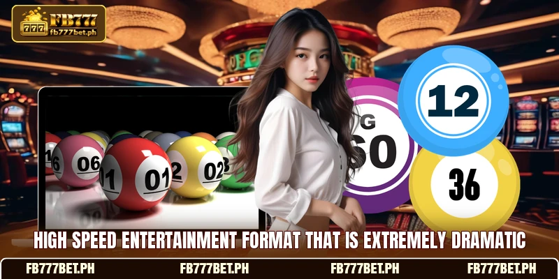 High speed entertainment format that is extremely dramatic