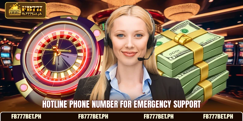 Hotline phone number for emergency support