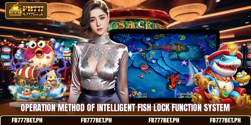 Operation method of intelligent fish lock function system