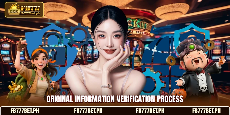 Original information verification process Original information verification process