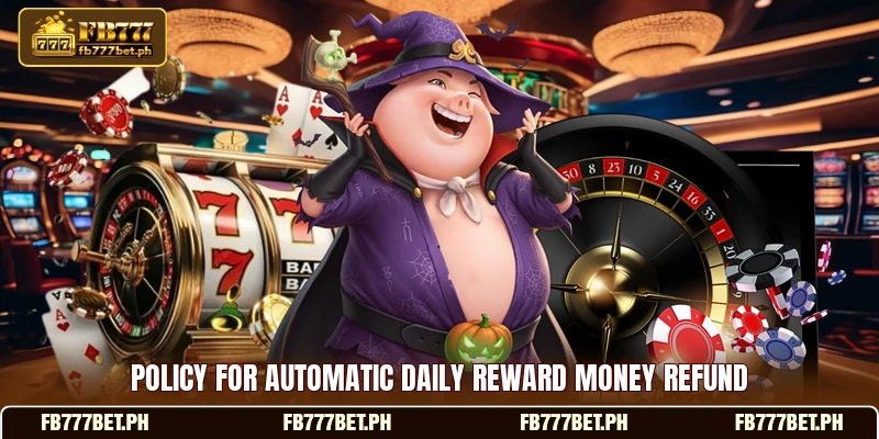 Policy for automatic daily reward money refund