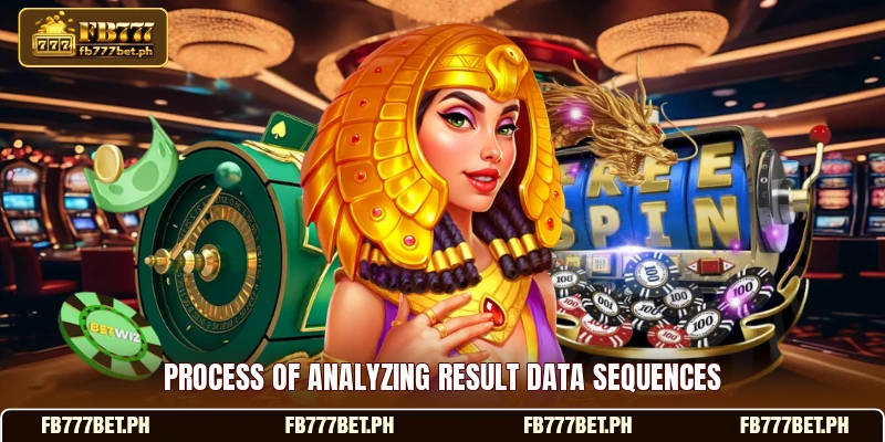 Process of analyzing result data sequences