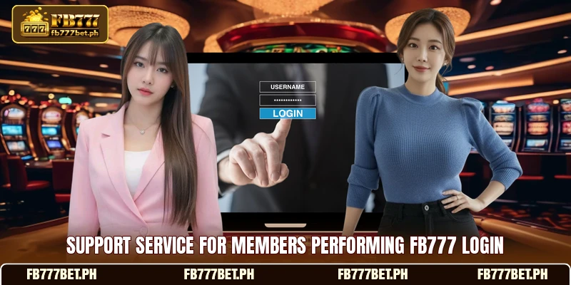 Support service for members performing FB777 login