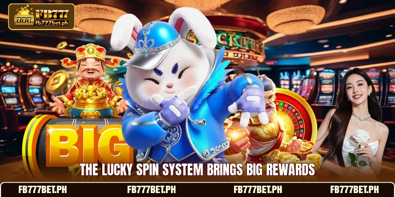 The lucky spin system brings big rewards The lucky spin system brings big rewards