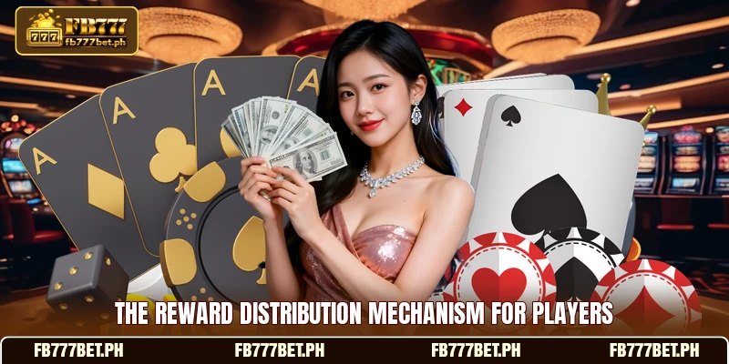 The reward distribution mechanism for players